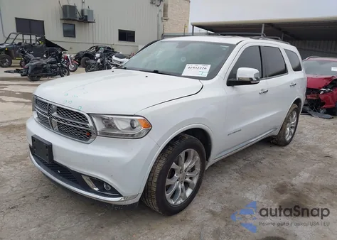 2017 Dodge Durango Citadel Awd from USA, damaged, VIN 1C4RDJEG1HC611706